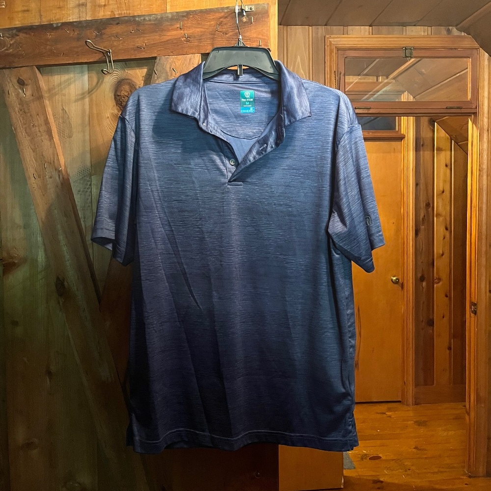 Pro Tour blue polo
